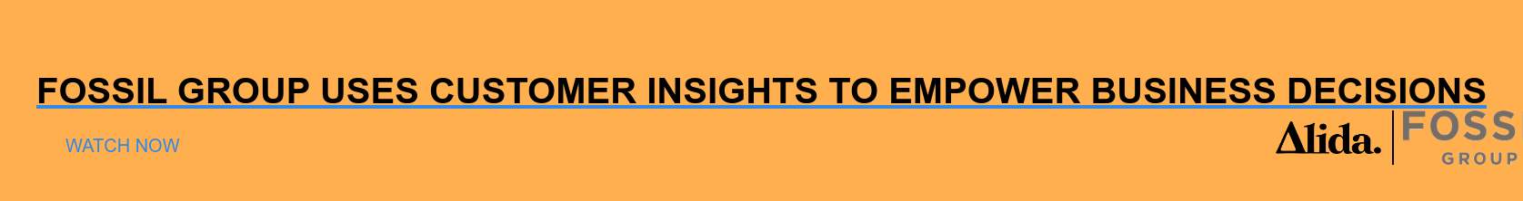 Fossil Group Uses Customer Insights to Empower Business Decisions Watch Now